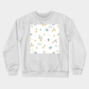 Cherry Pattern Crewneck Sweatshirt